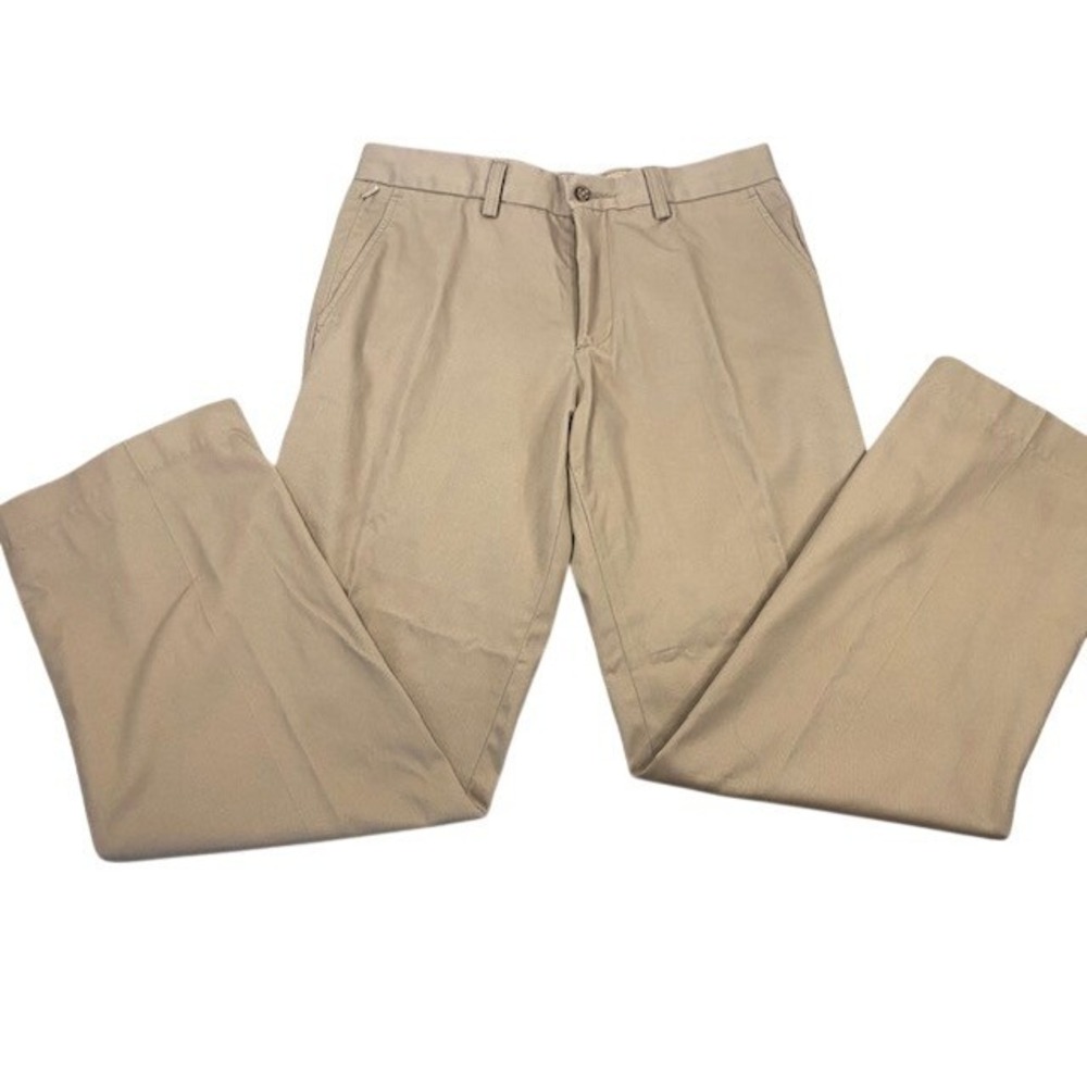 Ariat‎ Performance Khaki Beige Chino Flat Front Pants Men's Size 32x32